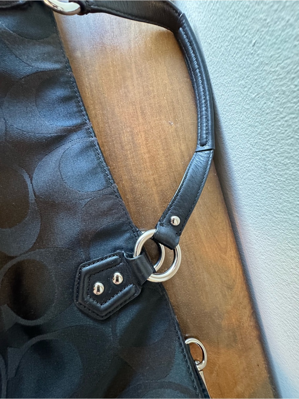 COACH CAMPBELL SIGNATURE SATCHEL tote laptop bag F25290 - Picture 10 of 15